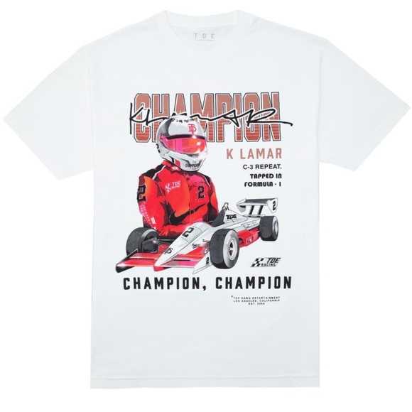 NWT Kendrick Lamar Champ Tee L - Picture 1 of 2